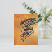 Whirlpool Tornado Postkarte (Stehend Vorderseite)
