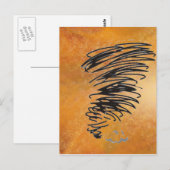 Whirlpool Tornado Postkarte (Vorne/Hinten)