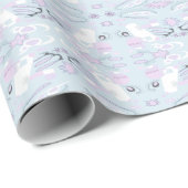Whirlpool Weaather Blue Lila Geschenkpapier (Rolleneckpunkt)