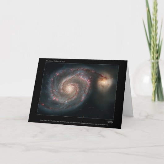 WhirlpoolGalaxy-M51-2005-12a Karte (Vorderseite)