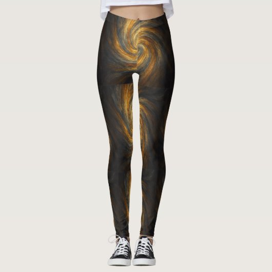 Whirlshade Alloyflux — Ein Vortex des Feuers in fl Leggings (Vorderseite)