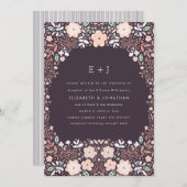 Whirlwind Blumenzwiebeleinladung Einladung (Vorne/Hinten)