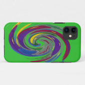 Whirlwind Green Case-Mate iPhone Case (Rückseite (Horizontal))