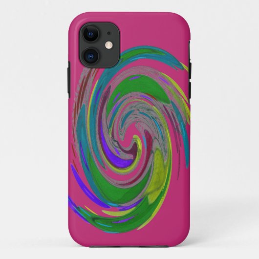 Whirlwind Pink Case-Mate iPhone Case (Rückseite)