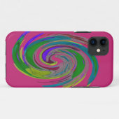 Whirlwind Pink Case-Mate iPhone Case (Rückseite (Horizontal))