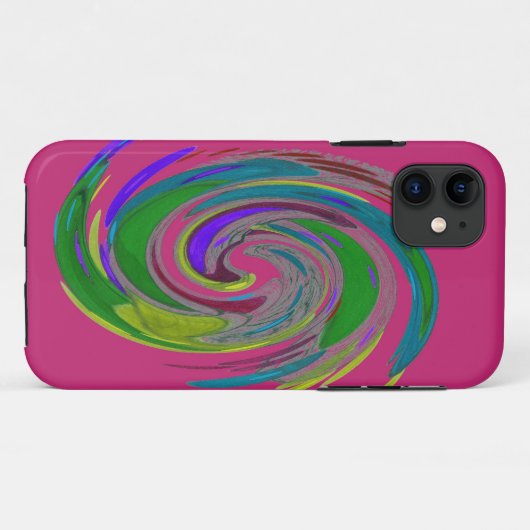 Whirlwind Pink Case-Mate iPhone Case (Rückseite (Horizontal))