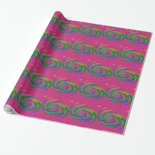 Whirlwind Pink Geschenkpapier