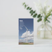 Whirlwunder: Die Nutzung des Powers der Natur Visitenkarte (Stehend Vorderseite)