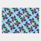 Whirly Fan Gift Wrap Geschenkpapier Set (Vorderseite 2)