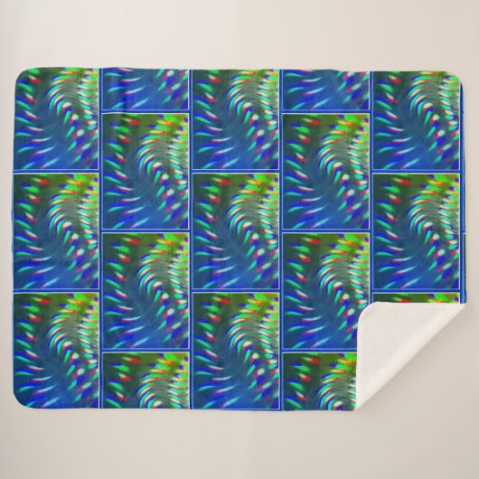 Whirly Sherpa Blanket Sherpadecke (Vorderseite (Horizontal))