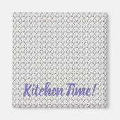 Whisk and Cooking Spoon Pattern for Kitchen Chefs Magnet (Vorne)