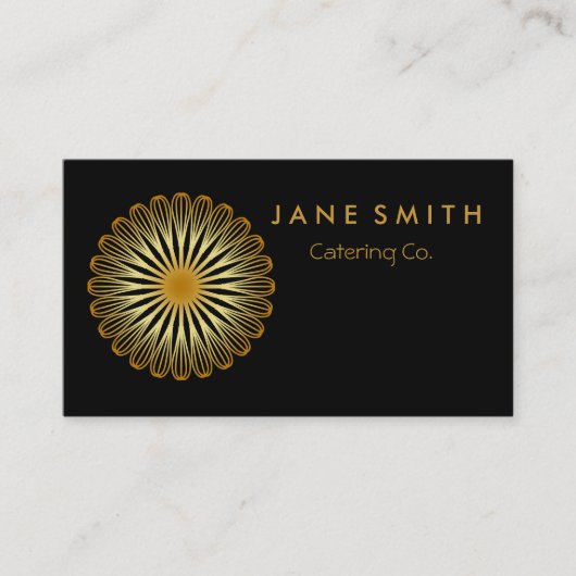 Whisk Blume Küche für Bäckerei, Catering Visitenkarte (Vorderseite)