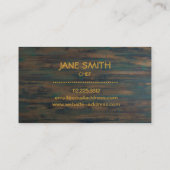 Whisk Blume Küche für Bäckerei, Catering Visitenkarte (Rückseite)