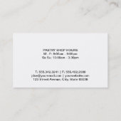 Whisk (Gold) | Kulinarischer Meister Visitenkarte (Rückseite)