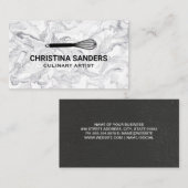 Whisk Marble | Master Business Card Visitenkarte (Vorne/Hinten)
