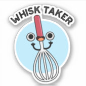 Whisk Nimm einen sonnigen Backpuffer Aufkleber (Vorderseite)