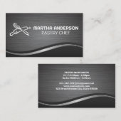 Whisk Rolling Button | Kulinarisch Visitenkarte (Vorne/Hinten)