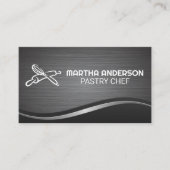 Whisk Rolling Button | Kulinarisch Visitenkarte (Vorderseite)