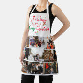 Whisk Sie frohen Weihnachten Custom 9 Foto Collage Schürze (InSitu)