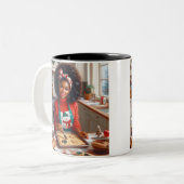 "Whisk, Sip, Slay" Backen Tasse (Vorderseite Links)