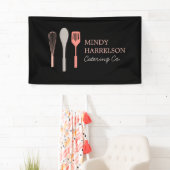 WHISK SPOON SPATULA LOGO IV für Bäckerei, Catering Banner (Insitu)