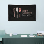 WHISK SPOON SPATULA LOGO IV für Bäckerei, Catering Banner (Messeveranstaltung)