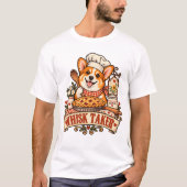 Whisk Taker Corgi Chef Backen Pun Tee (Vorderseite)