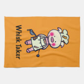 Whisk Taker Pig - Funny Koch Design Geschirrtuch (Horizontal)