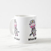 Whisk Taker Pig - Funny Koch Design Kaffeetasse (Vorderseite Links)