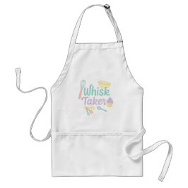 Whisk Taker – Playful Pastel Kitchen Apron Schürze
