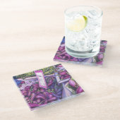 Whisk Well for Whale Soup Glasuntersetzer (Schrägansicht)