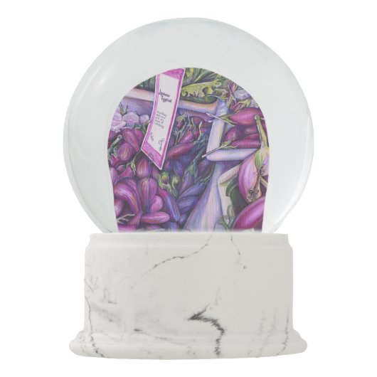 Whisk Well for Whale Soup Schneekugel (Rückseite)