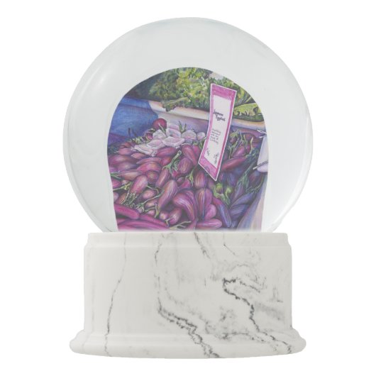 Whisk Well for Whale Soup Schneekugel (Vorderseite)