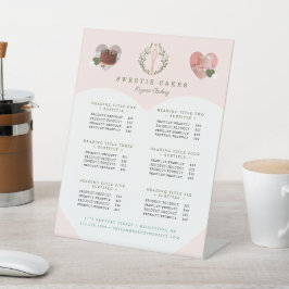 Whisk & Wreath Bakery Shop Logos Preise Sockelschild