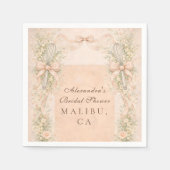 Whisked Away Kitchen Bridal Shower Serviette (Vorderseite)