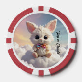 "Whisker Cloud Wonders" Pokerchips (Vorderseite)