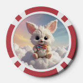 "Whisker Cloud Wonders" Pokerchips (Rückseite)