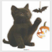 Whisker Hex & Lantern Glow Classic T-Shirt Aufkleber (Blatt)