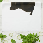 Whisker Hex & Lantern Glow Classic T-Shirt Geschirrtuch (Gefaltet)