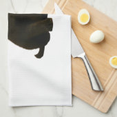 Whisker Hex & Lantern Glow Classic T-Shirt Geschirrtuch (Viertel Falte)