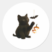 Whisker Hex & Lantern Glow Classic T - Shirt Runder Aufkleber (Vorderseite)