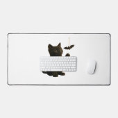 Whisker Hex & Lantern Glow Classic T - Shirt Schreibtischunterlage (Tastatur & Maus)