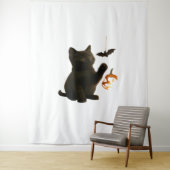 Whisker Hex & Lantern Glow Classic T - Shirt Wandteppich (Beispiel)