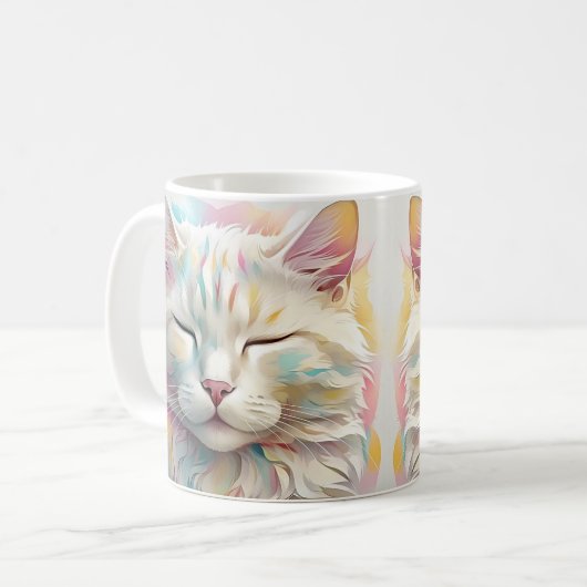 " WHISKER IN BLOOM " KAFFEETASSE (Vorderseite Links)