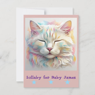 " WHISKER IN BLOOM " POSTKARTE