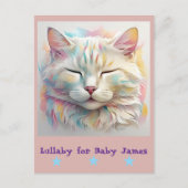 " WHISKER IN BLOOM " POSTKARTE (Vorderseite)