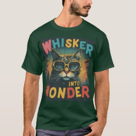 Whisker in Wonder: T - Shirt für Tierfreunde
