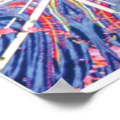 Whisker Kinetic Collage Kaleidoscope Poster (Ecke)