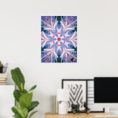 Whisker Kinetic Collage Kaleidoscope Poster (Heimbüro)