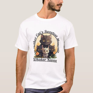 Whisker Kisses - Niedlicher Cat Lovers' Graphic T T-Shirt